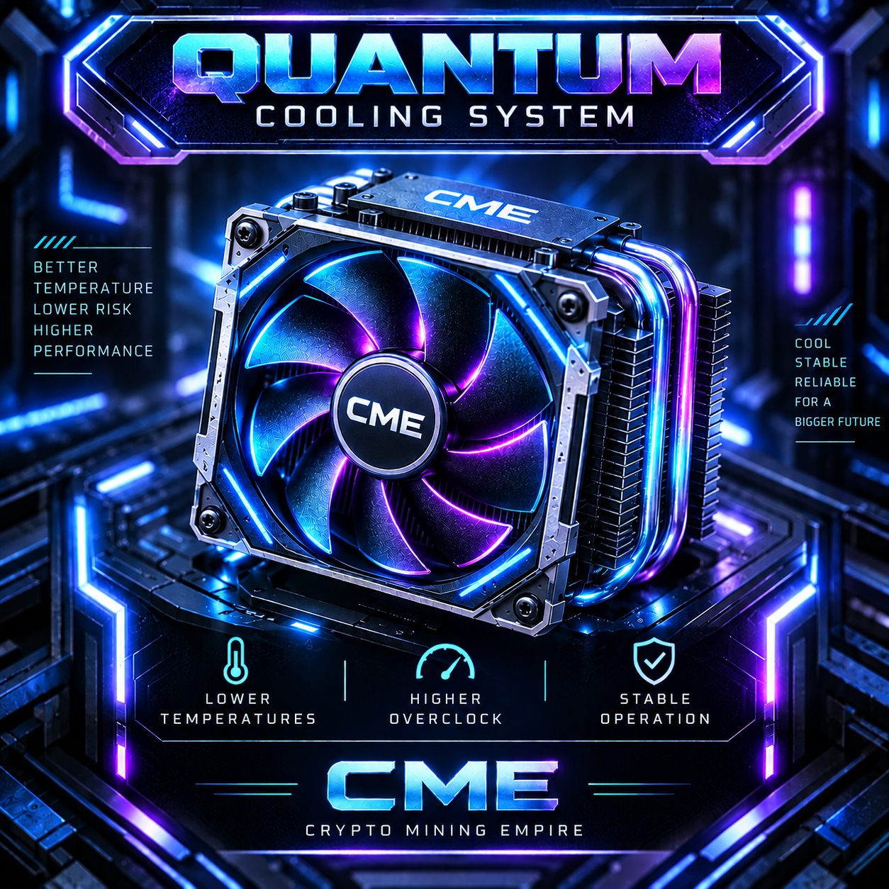 CME Quantum Cooling